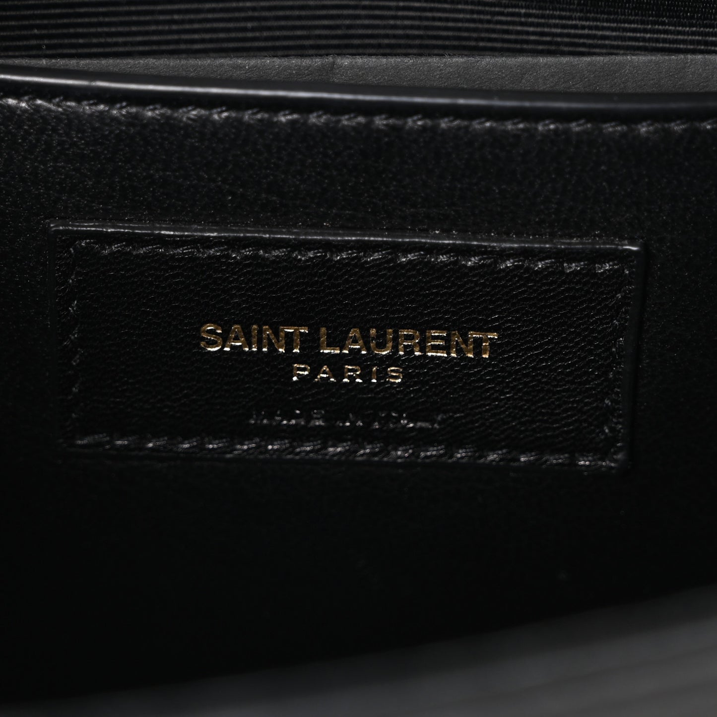 Grain De Poudre Monogram Cassandre Clutch Black