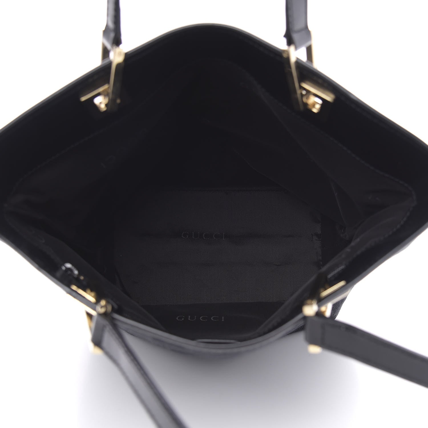 Gucci Monogram Shoulder Bag Black 5 of 10