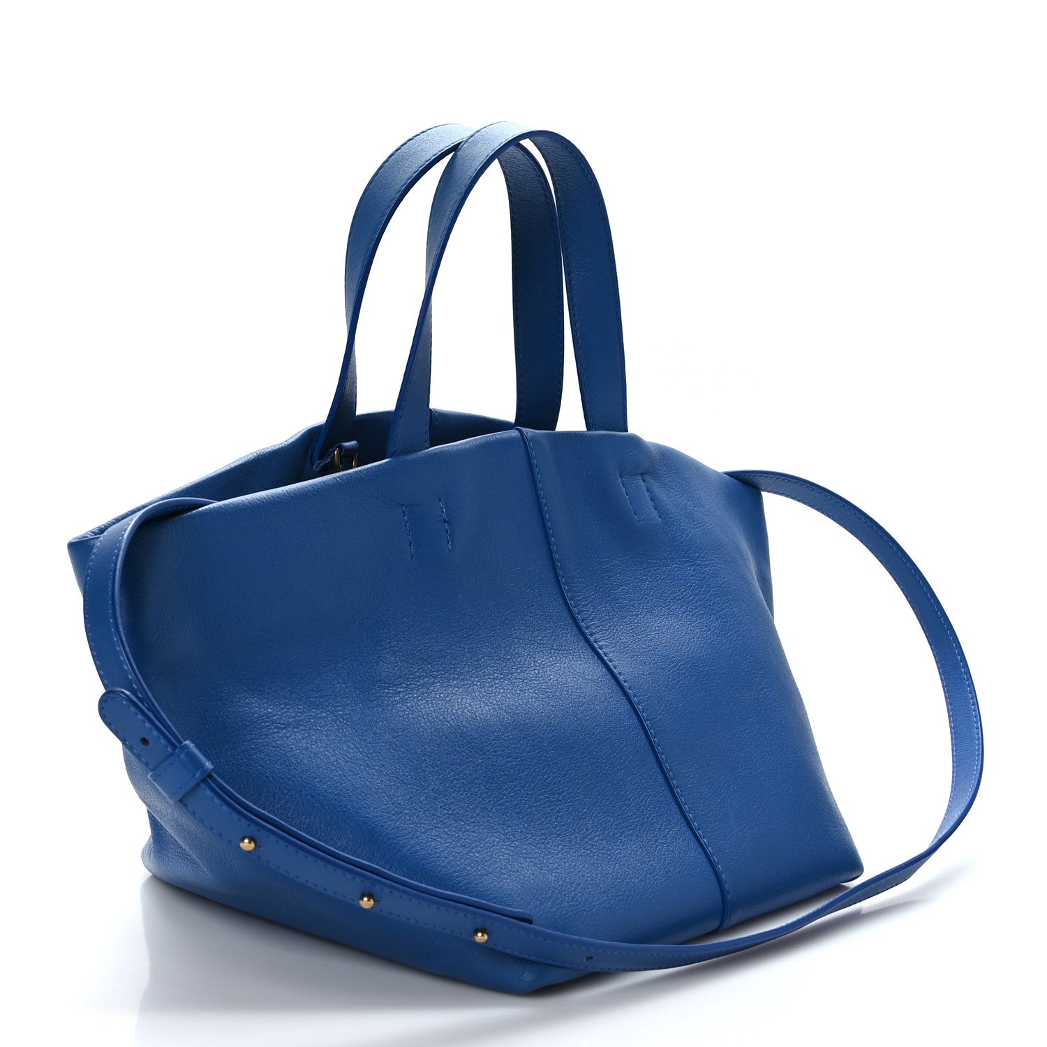 Mansur Gavriel Calfskin Mini Tulipano Bag Elettrico 3 of 9