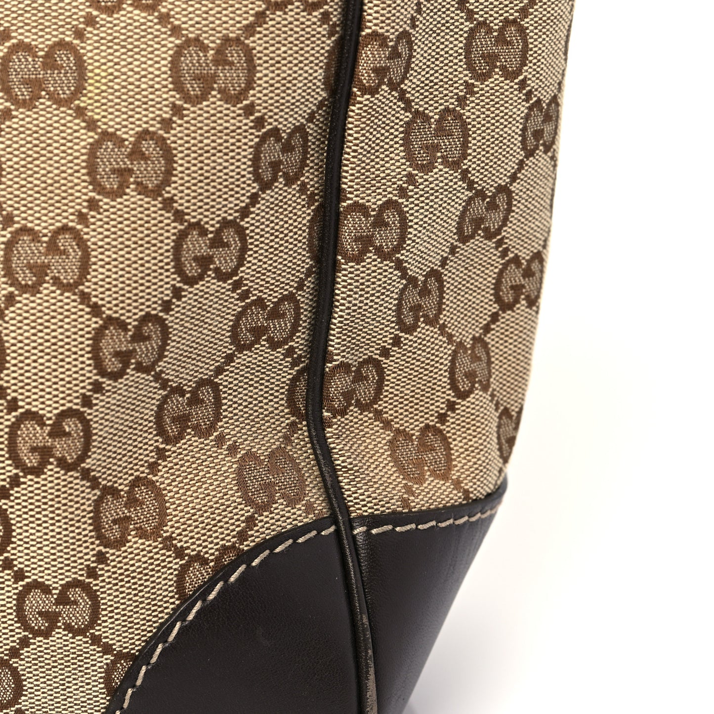 Monogram Web Medium Mayfair Tote Dark Brown