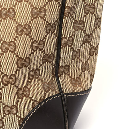Gucci Monogram Web Medium Mayfair Tote Dark Brown 10 of 10