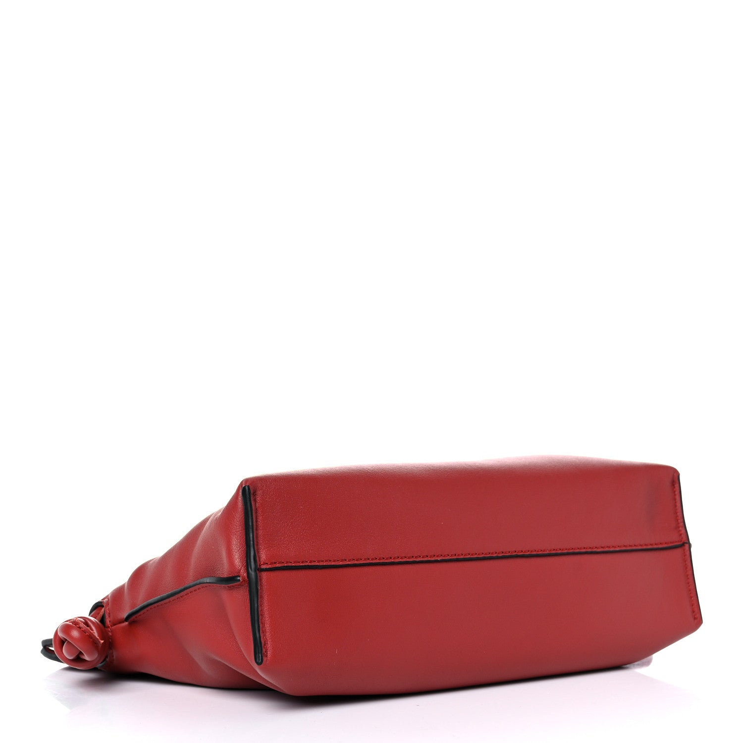 Loewe Calfskin Mini Flamenco Knot Clutch Red 4 of 9