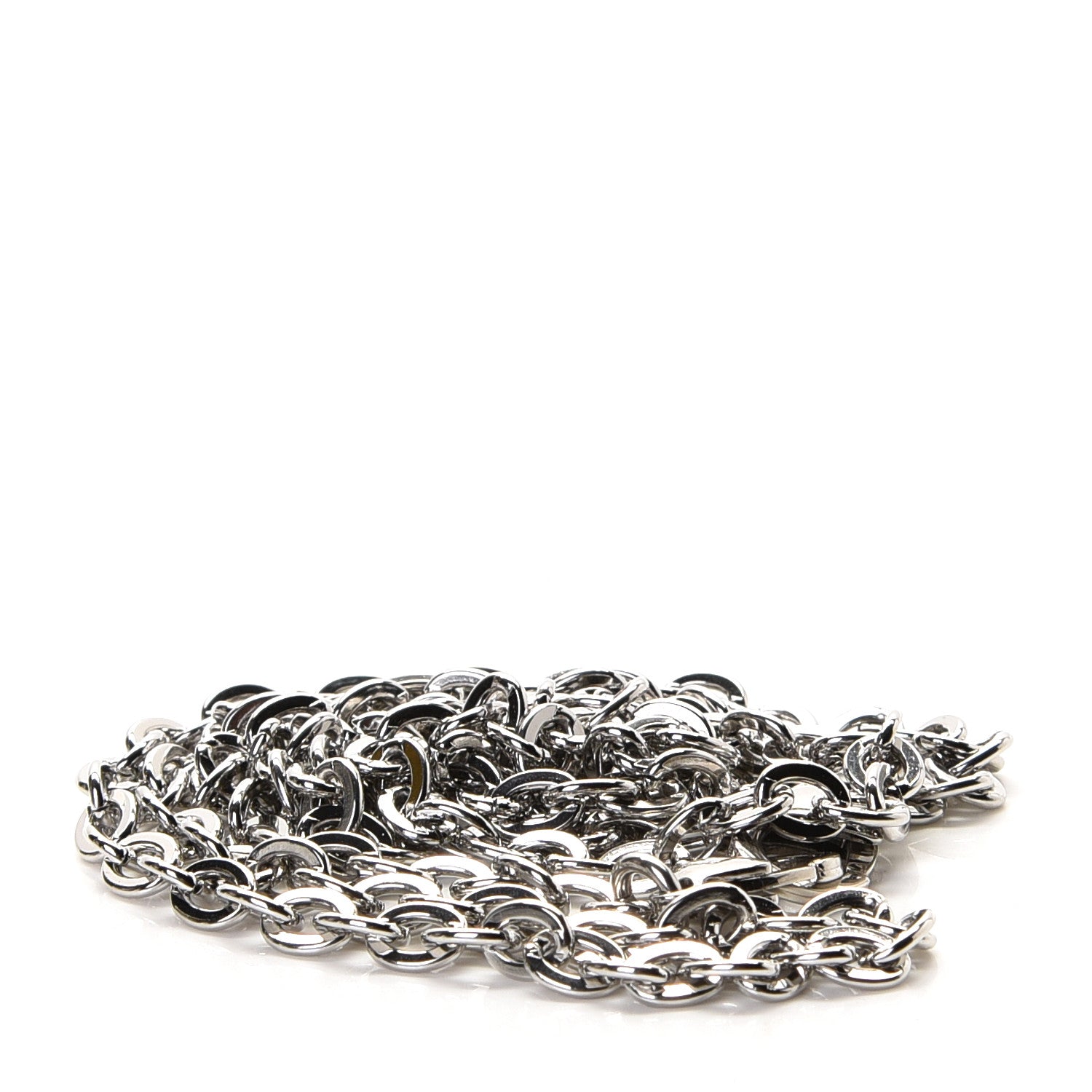 Louis Vuitton Felicie Chain Long Shoulder Strap Silver 1 of 3