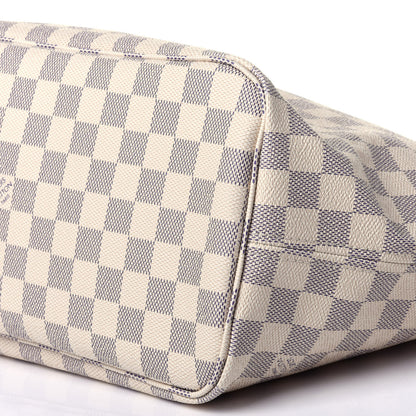 Louis Vuitton Damier Azur Neo Neverfull MM Rose Ballerine 9 of 12