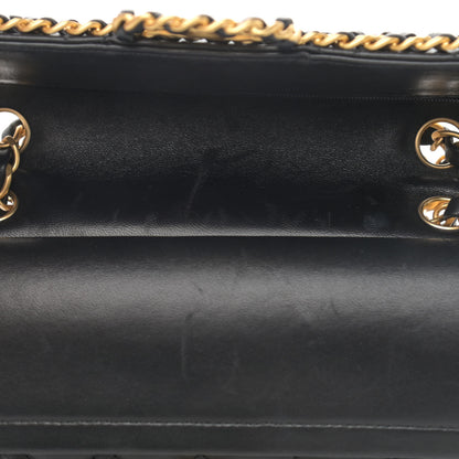 Chanel Lambskin Timeless Classic Chained Double Flap Black 10 of 11