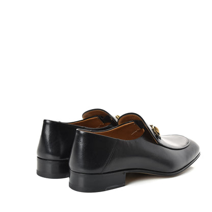 Gucci Goatskin Mens Horsebit Loafers 7.5 Black 4 of 10