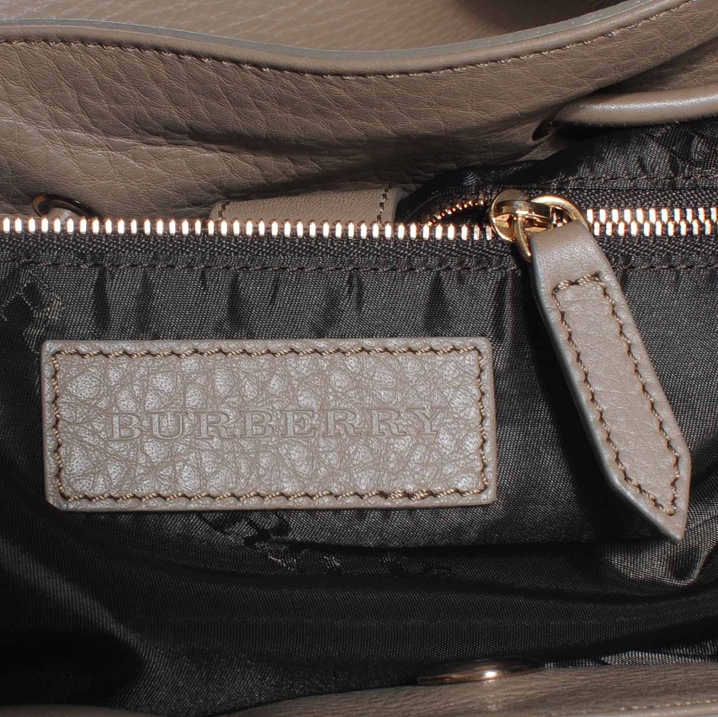 Leather Suede Earlsburn Mixed Media Tote Mole Grey