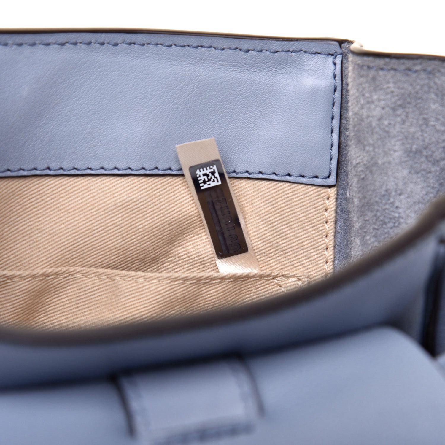 Chloe Suede Calfskin Mini Faye Backpack Washed Blue 10 of 12