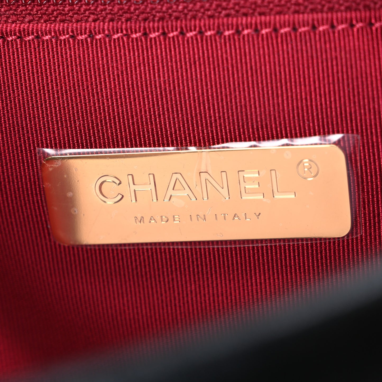 Goatskin Quilted Large Chanel 19 Flap Black