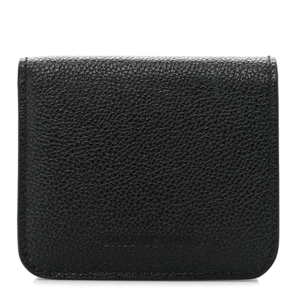 Balenciaga Grained Calfskin Essential Coin Case Card Holder Black 1 of 11
