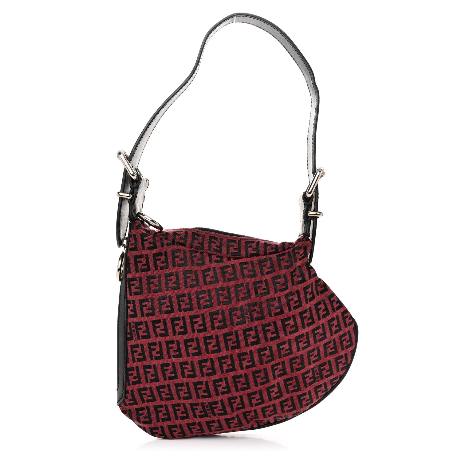 Fendi Zucchino Oyster Red Black 1 of 9