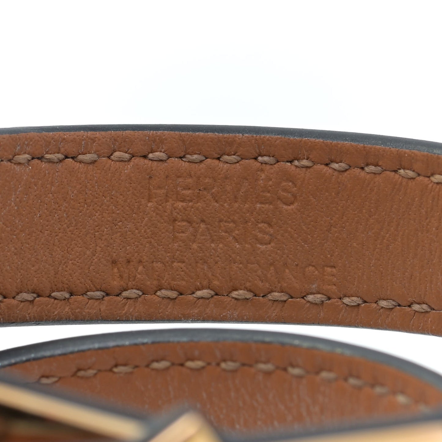 Epsom Kelly Double Tour Bracelet S Black