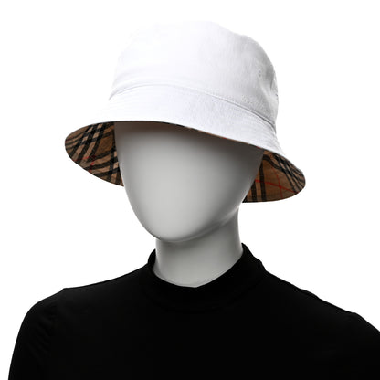 Burberry Denim Logo Bucket Hat M White 2 of 7