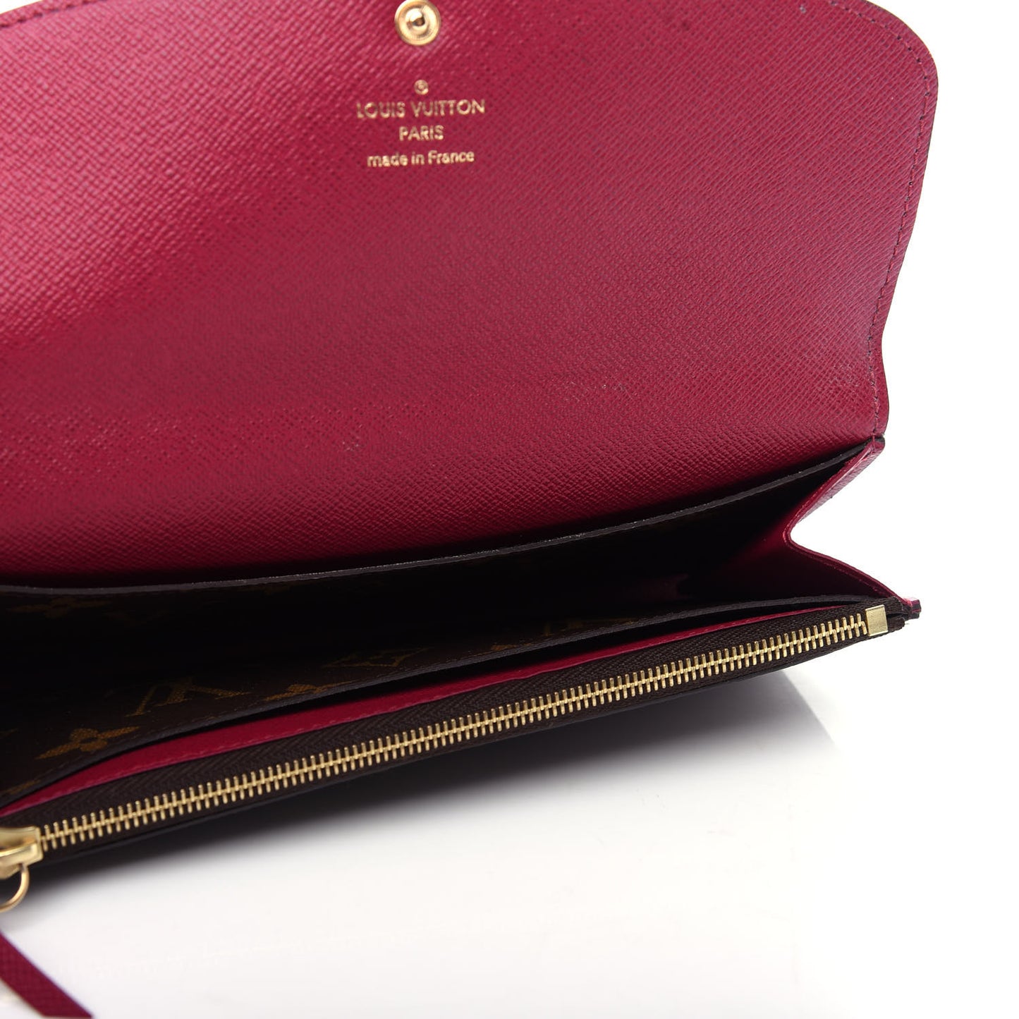 Monogram Emilie Wallet Fuchsia