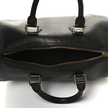 Louis Vuitton Epi Speedy 25 Black 5 of 16