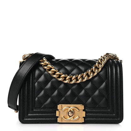 Chanel Caviar Quilted Small Boy Flap Black 1 of 9