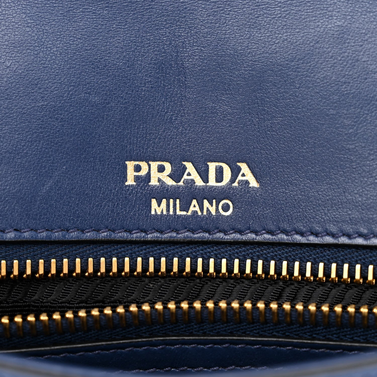 Prada Saffiano Lux Chain Shoulder Bag Bluette 6 of 11