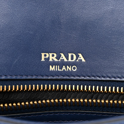 Prada Saffiano Lux Chain Shoulder Bag Bluette 6 of 11