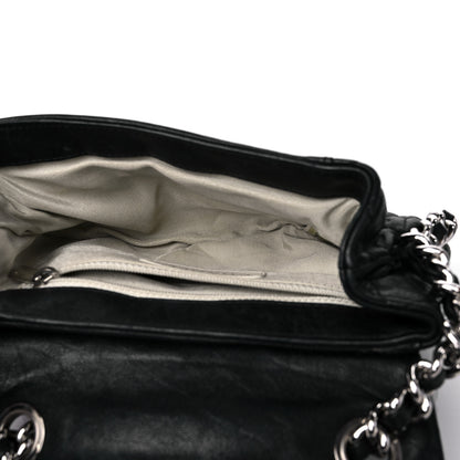 Chanel Washed Lambskin Quilted Mini Chain Around Flap Black 5 of 14