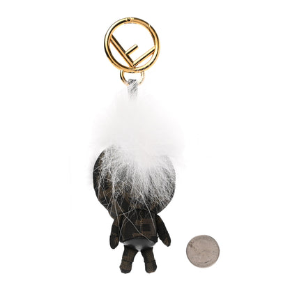 Fendi Zucca Fox Fur F is Fendi Space Monkey Bag Charm Multicolor 2 of 4