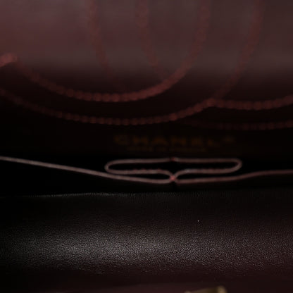 Chanel Aged Calfskin Quilted 2.55 Reissue 225 Flap Dark Burgundy 5 of 10