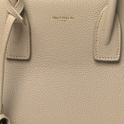 Saint Laurent Grained Calfskin Baby Sac De Jour Beige 8 of 11