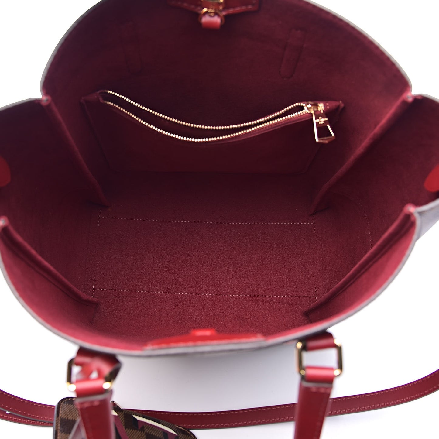 Damier Ebene Belmont MM Cherry Berry