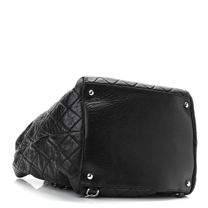 Chanel Lambskin Quilted Beijing Backpack Black 4 of 10