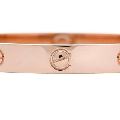 Cartier 18K Pink Gold LOVE Bracelet 17 5 of 9