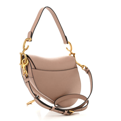 Christian Dior Grained Calfskin Saddle Bag With Strap Blush 3 of 12