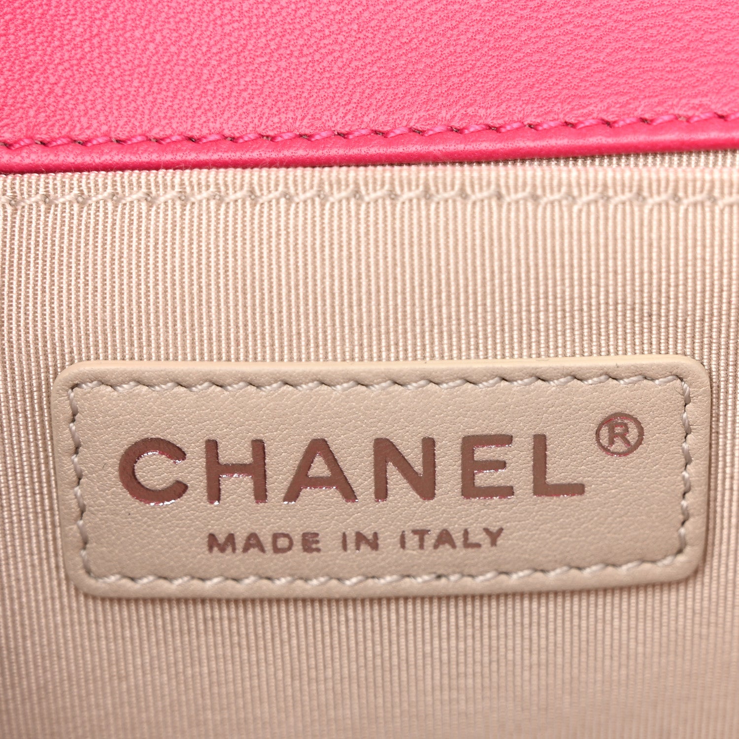 Chanel Lambskin Quilted Medium Boy Flap Dark Pink 6 of 11