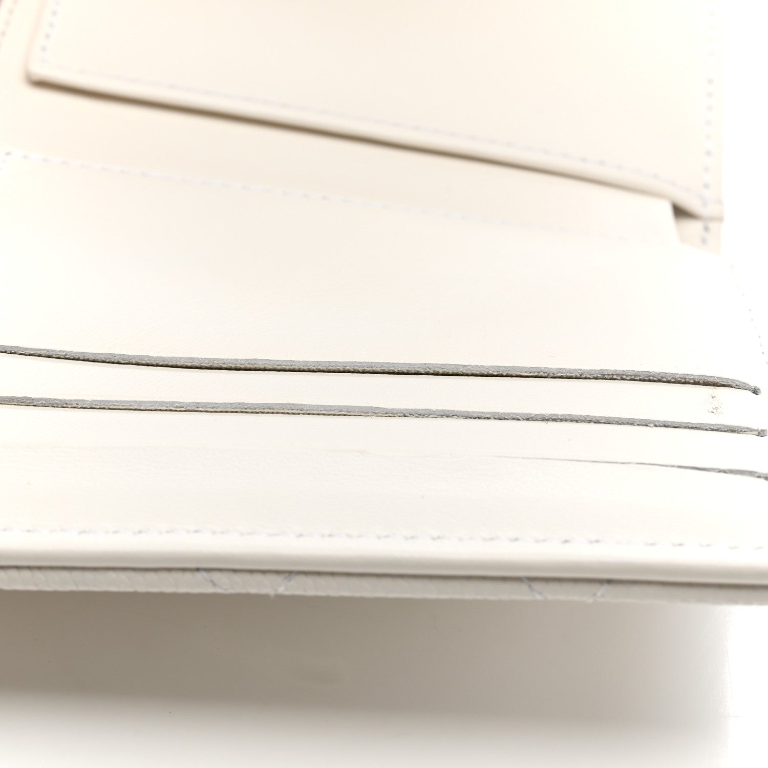 Chanel Caviar Quilted Small Flap Wallet White 10 of 13