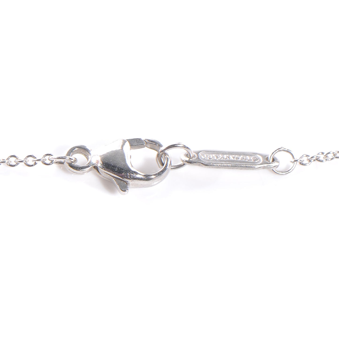 Platinum Diamond Jazz Graduated Pendant Necklace