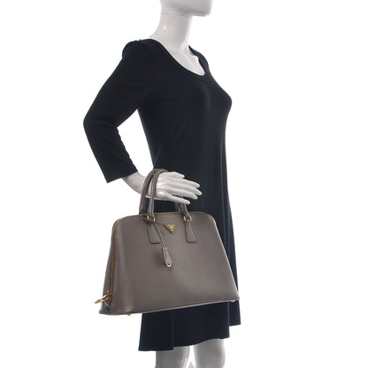 Prada Saffiano Lux Large Promenade Tote Argilla 2 of 10