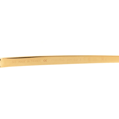 Cartier Panthere De Cartier Square Sunglasses CT0030S Gold Black 6 of 9