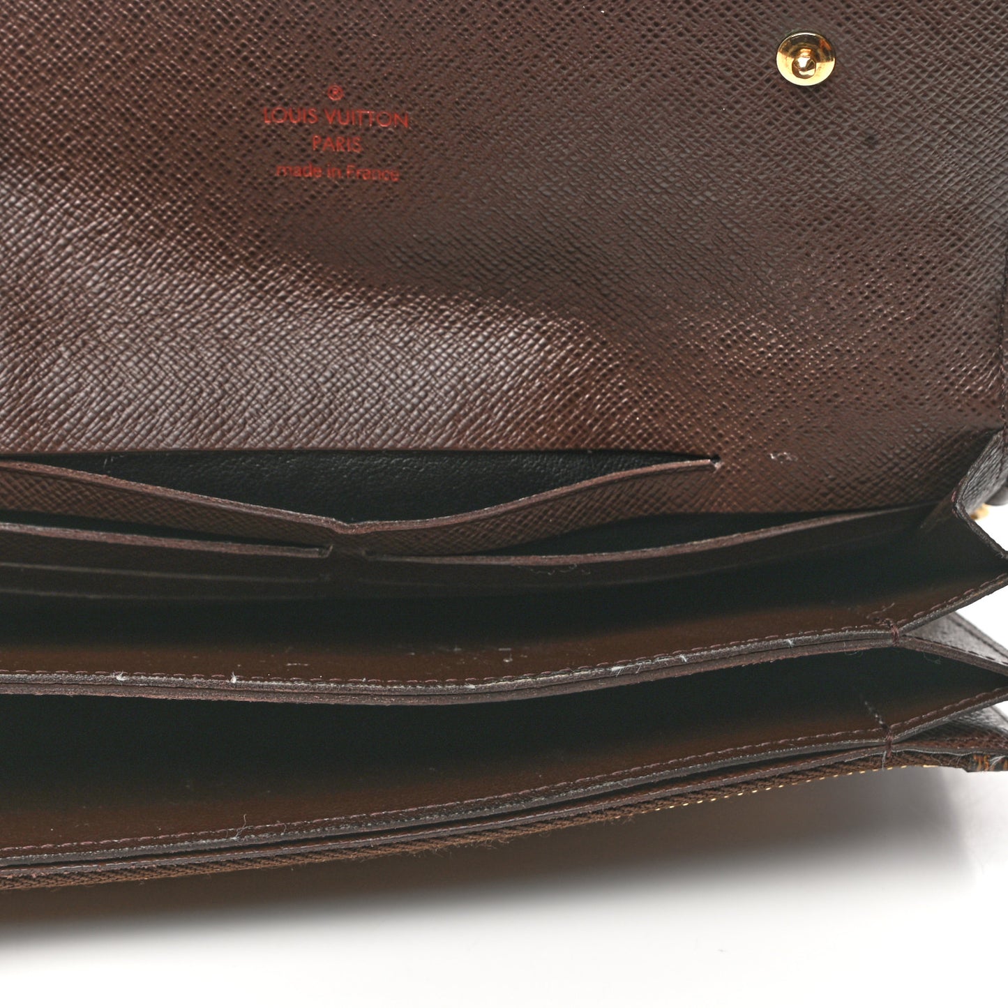 Damier Ebene Portefeuille Long Modulable Wallet