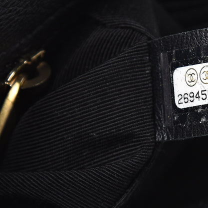 Chanel Grained Calfskin Quilted Messenger Flap Black 7 of 13