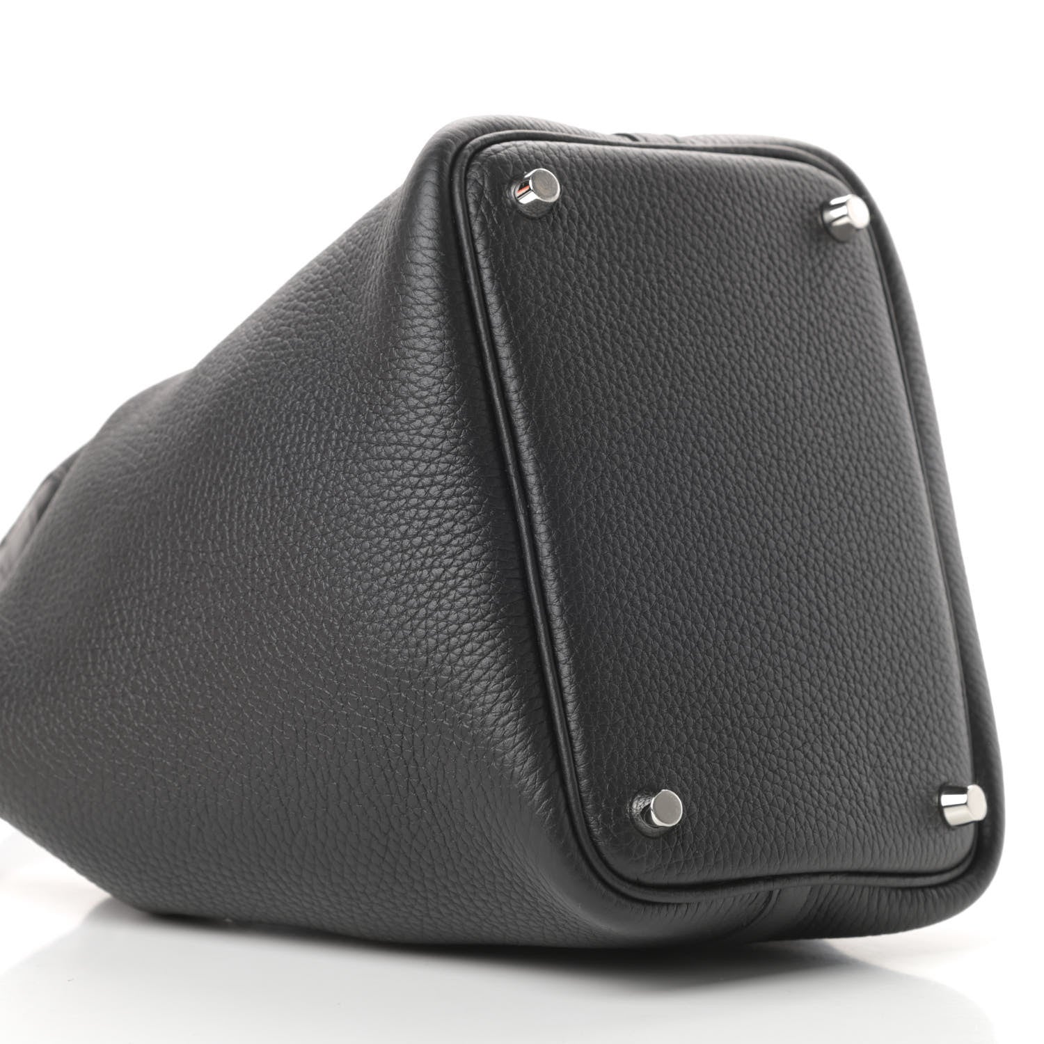 Hermes Taurillon Clemence Matte Alligator Picotin Lock Touch 18 PM Black 9 of 11