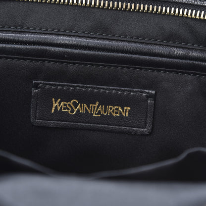 Saint Laurent Pony Hair Calfskin Leopard Print Medium Cabas Chyc Black 6 of 16