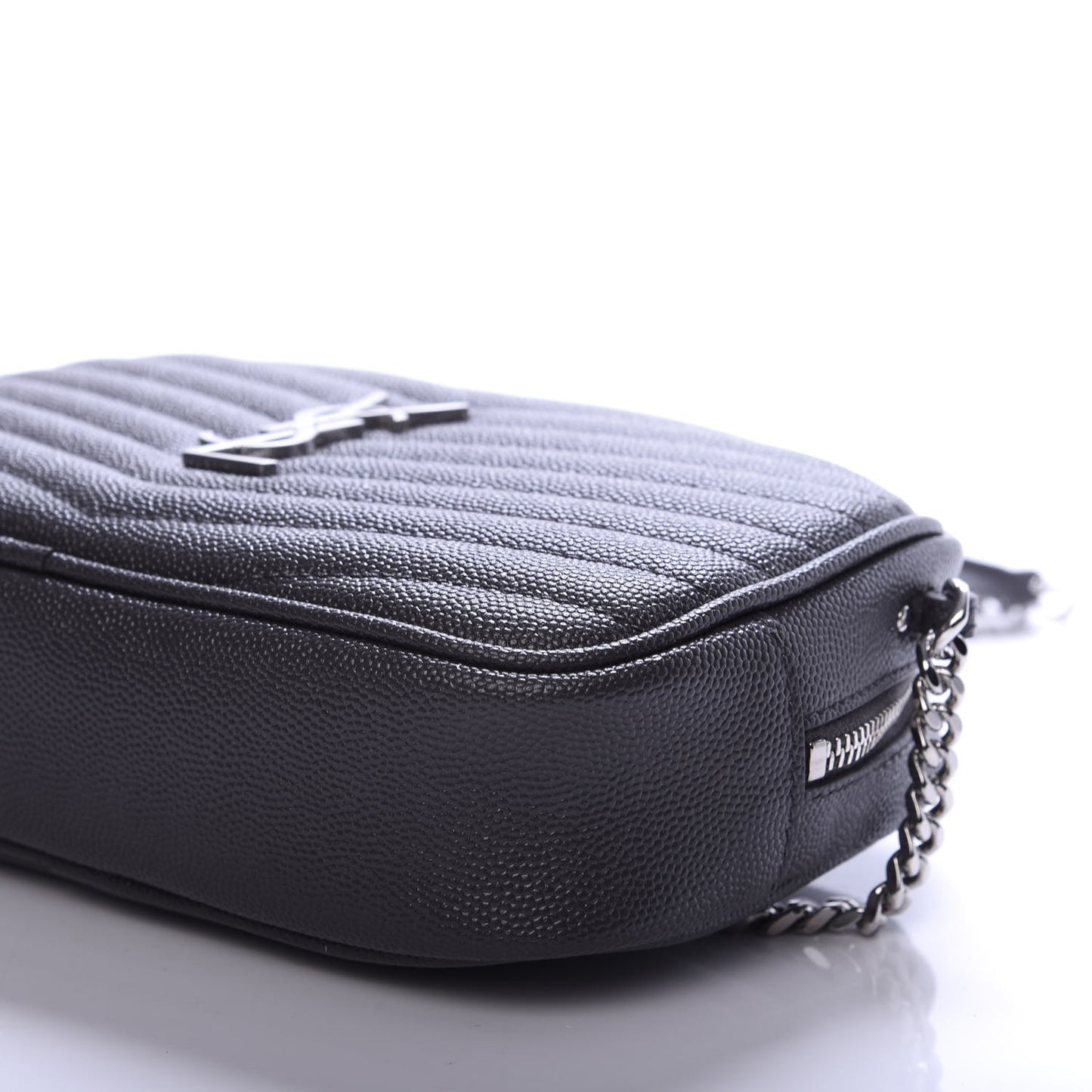 Grain De Poudre Matelasse Monogram Mini Lou Camera Bag Dark Smog