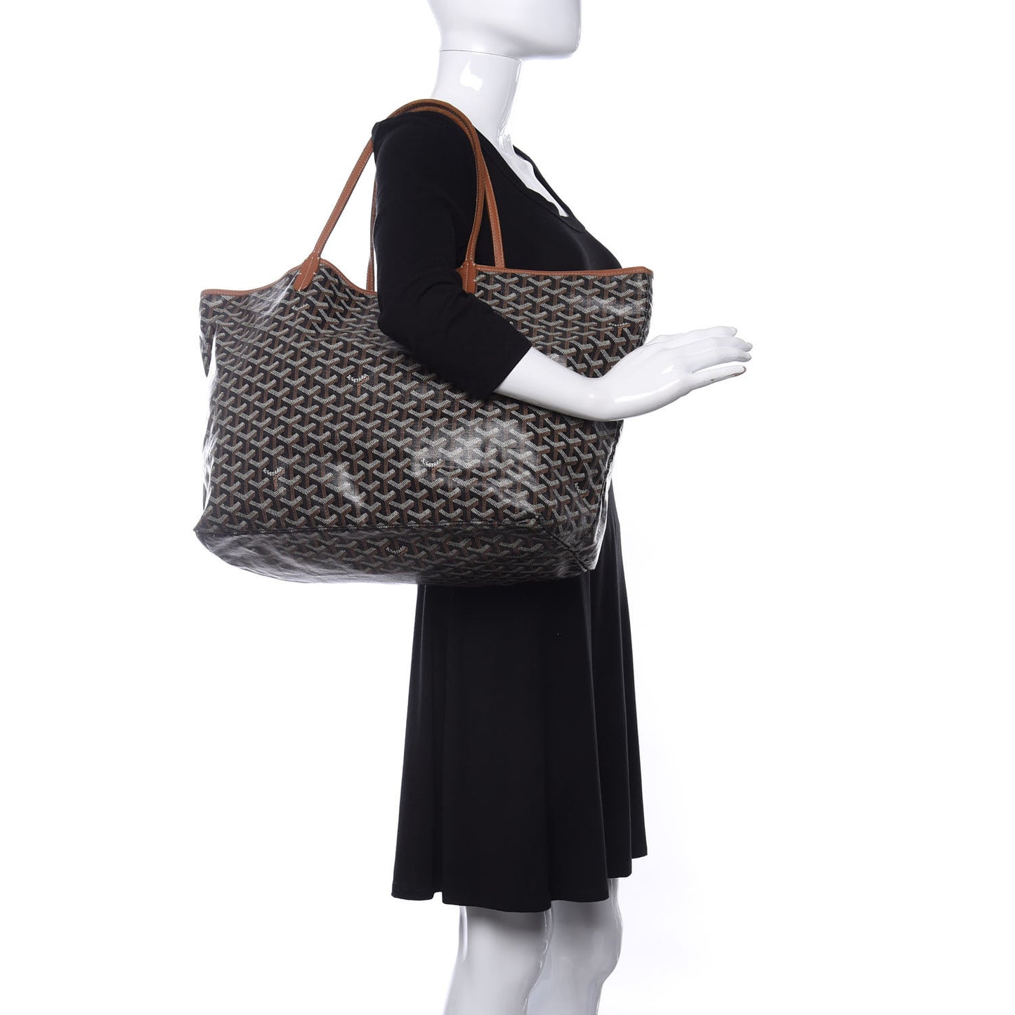 Goyardine Saint Louis GM Black Gold