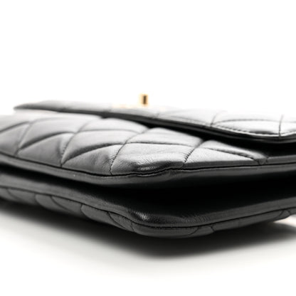 Chanel Lambskin Quilted Medium Trendy CC Flap Black 10 of 10