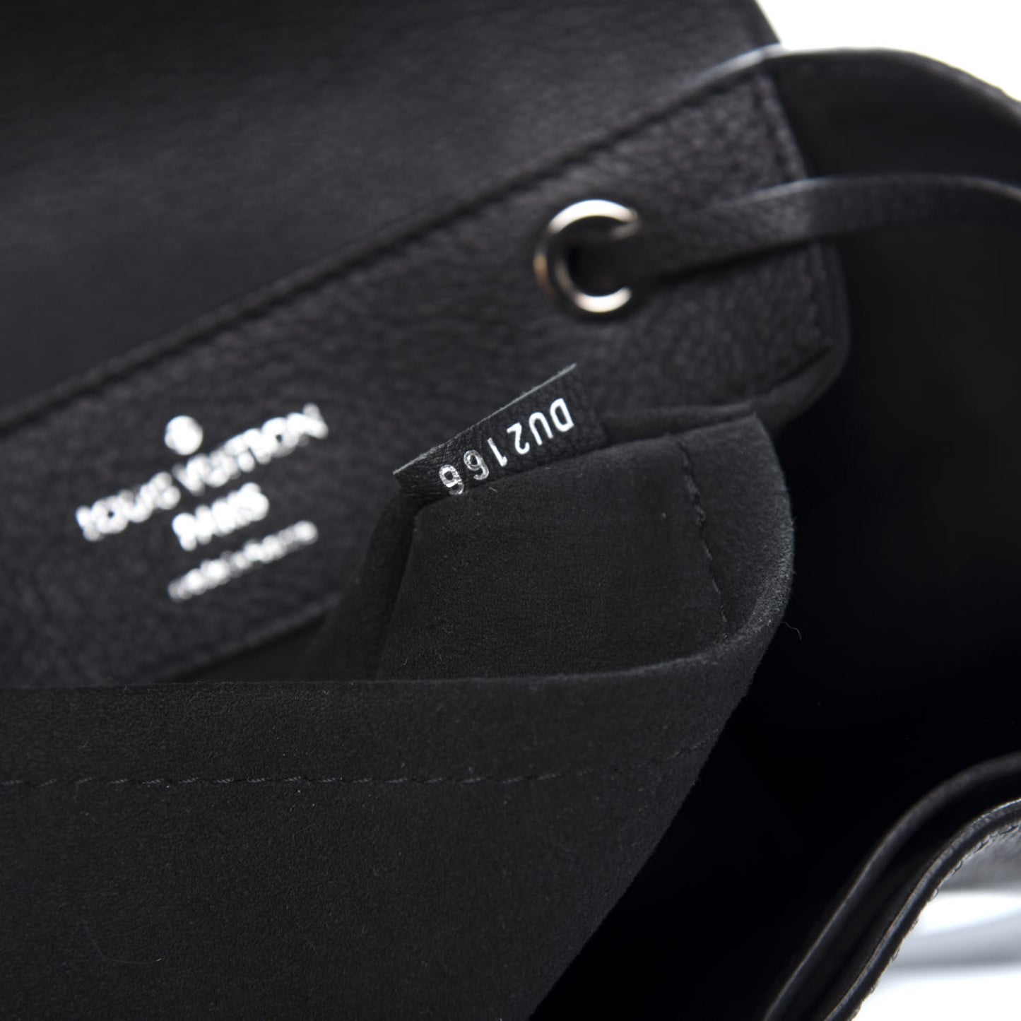 Calfskin Lockme Backpack Black