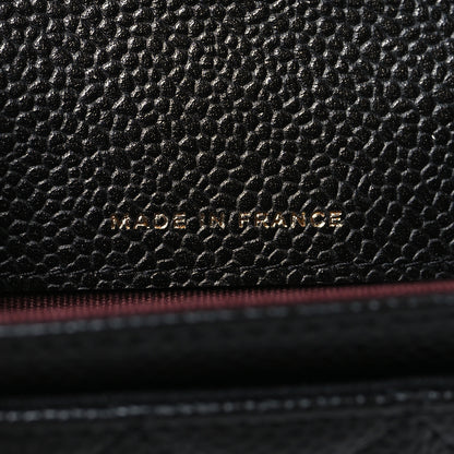 Chanel Caviar Quilted Flap Card Holder Wallet Black 7 of 12