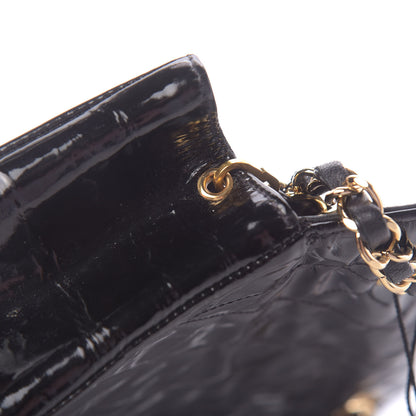 Chanel Patent Quilted Medium Single Flap Bag Black 11 of 12