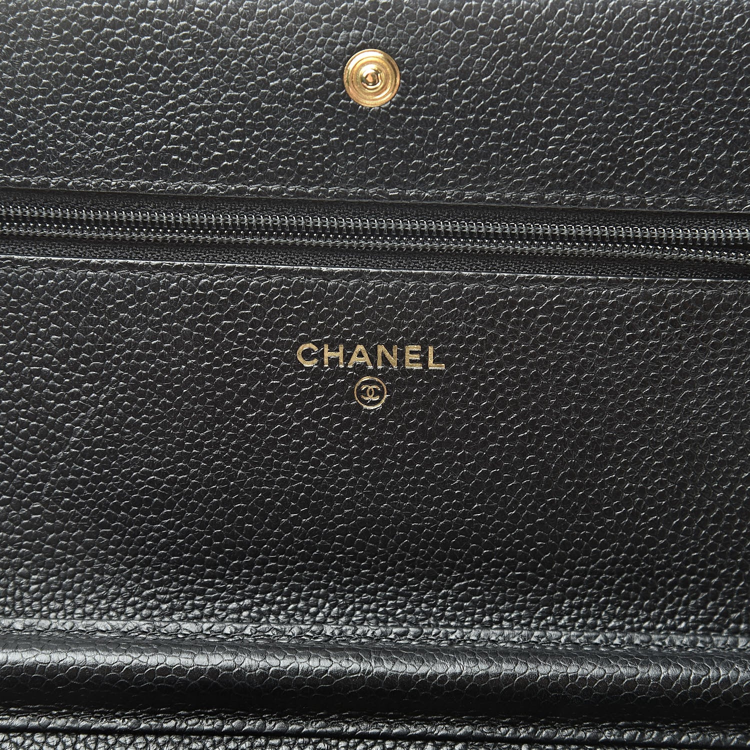 Chanel Caviar Quilted Boy Wallet On Chain WOC Black 6 of 12