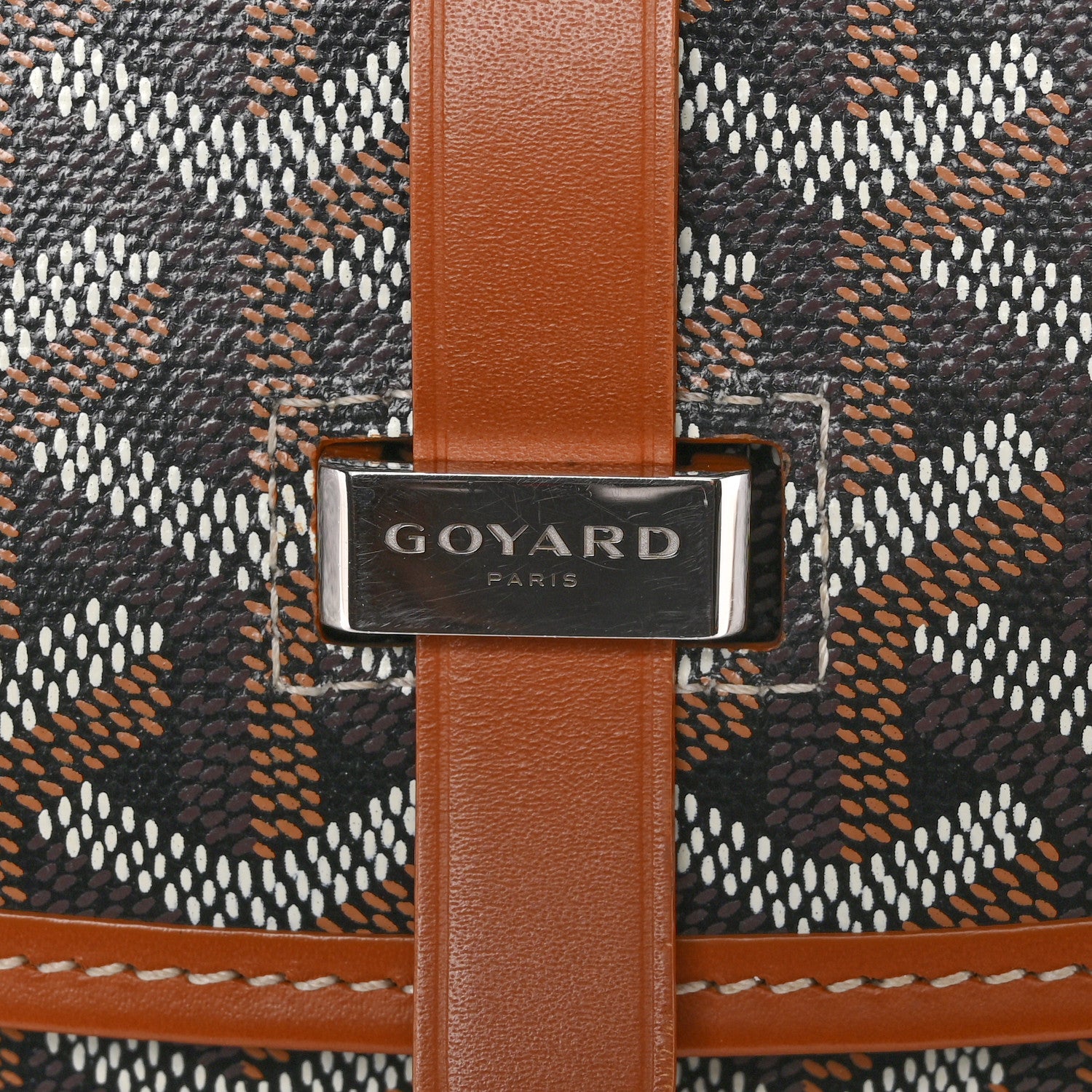 Goyard Goyardine Belvedere II PM Messenger Bag Black Gold 11 of 12