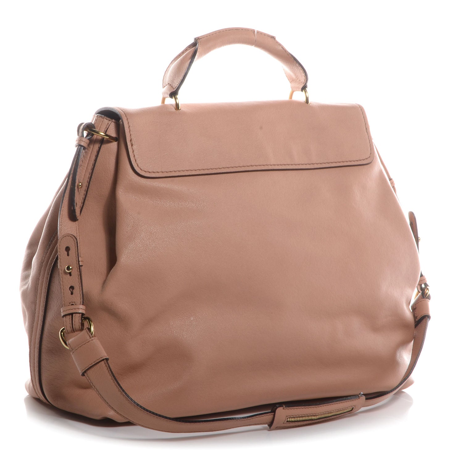 Chloe Leather Elsie Satchel Blush 3 of 9