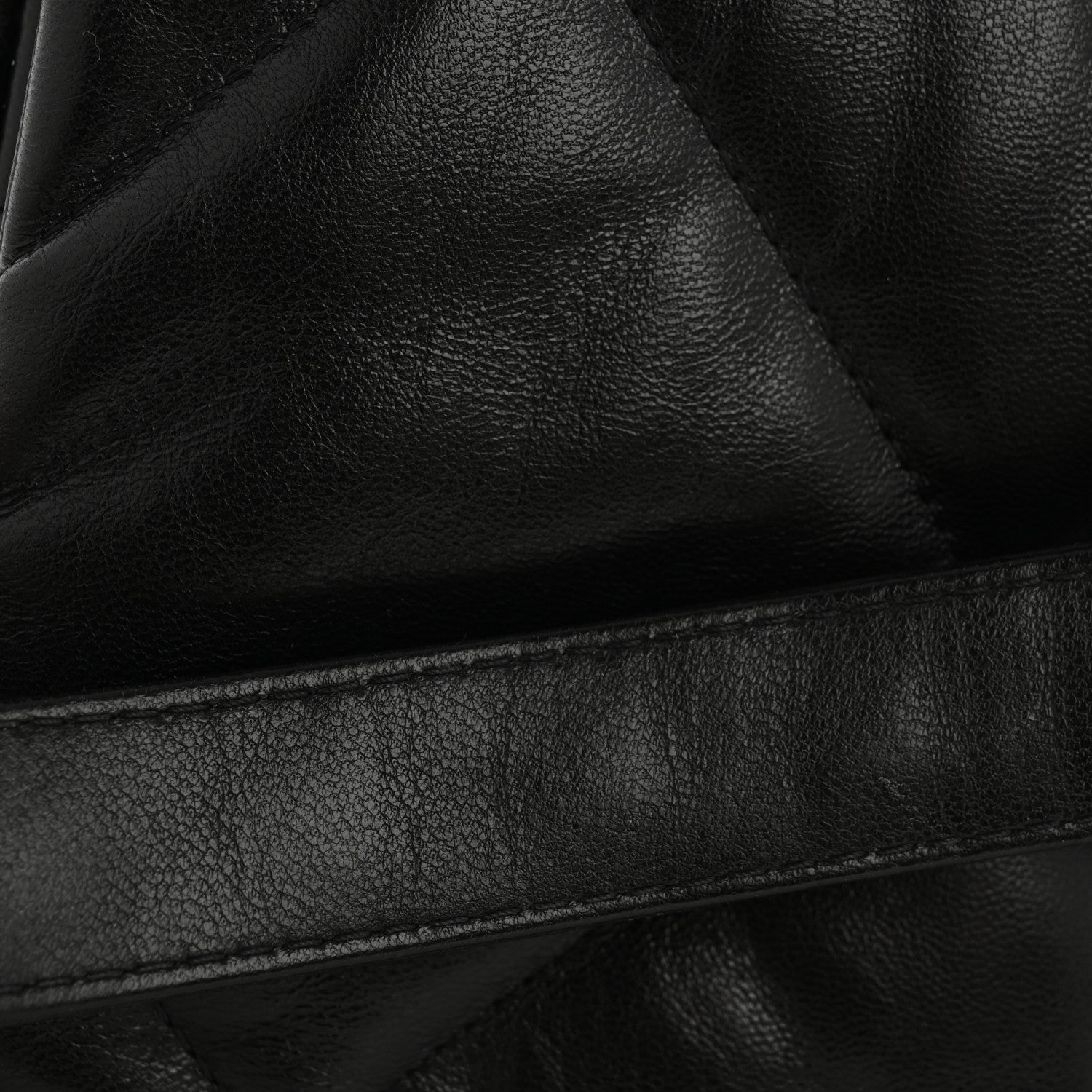 Chanel Shiny Goatskin Quilted Large Chanel 19 Flap Black 13 of 13