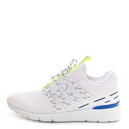 Louis Vuitton Neoprene Mesh Rubber Fastlane Low Sneaker 9.5 White 1 of 8